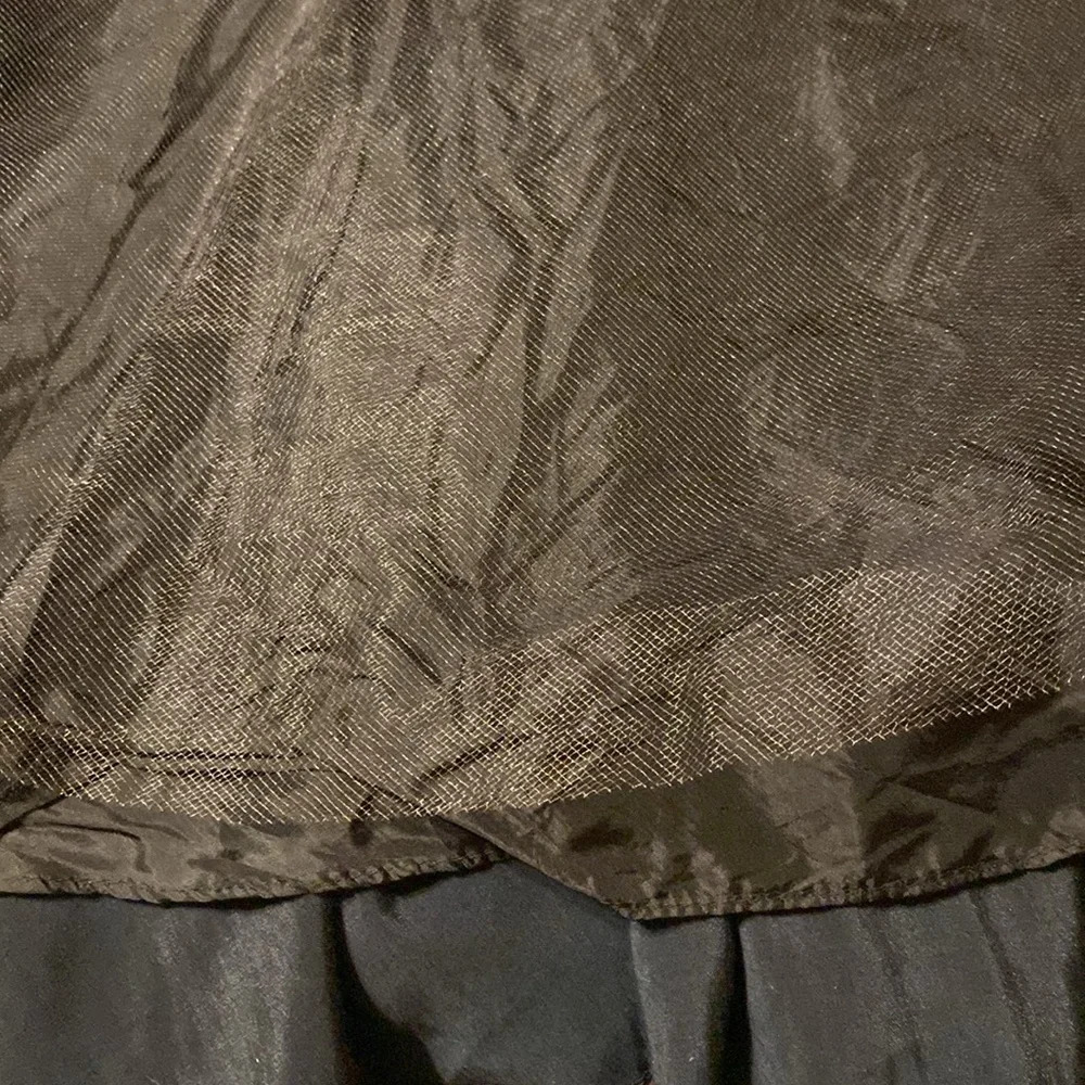 Js Collections Iridescent Black Skirt, Size 12 - image 4